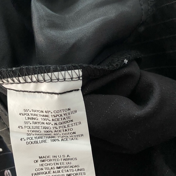 #133-Bebe Ava trouser striped pants - Picture 8 of 9